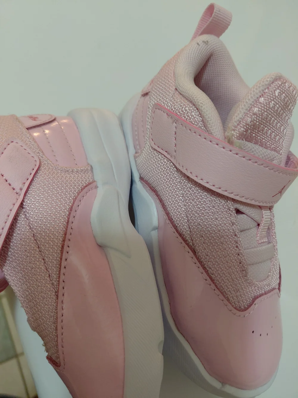 Kids Pink Jordan Athletic Sneakers - Lightweight Comfort